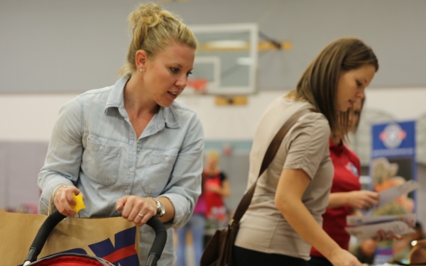 Combat Center families participate in OHF toy giveaway