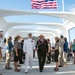 USS Arizona Reunion Association ceremony at the USS Arizona Memorial