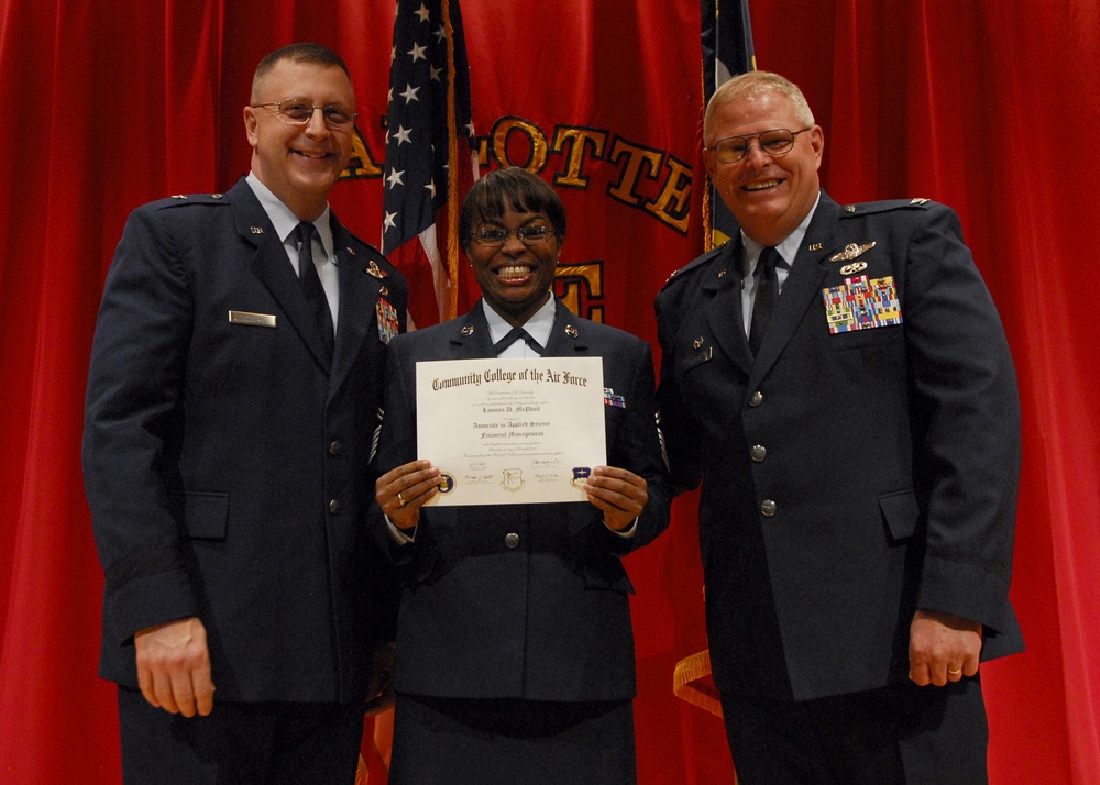 Community College of the Air Force graduation
