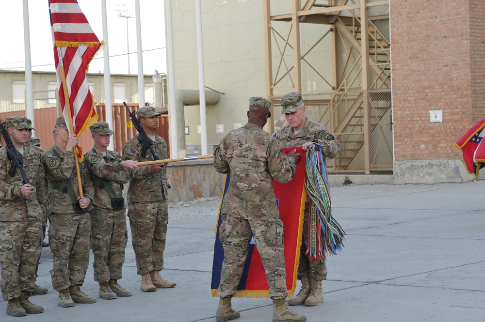 Marne Division uncases colors in Afghanistan