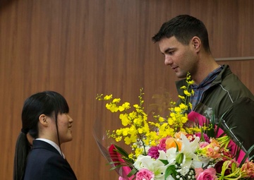 US Marines visit Japanese high schools, share culture