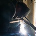 Hull maintenance technician welding work