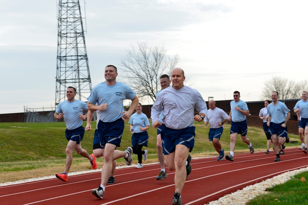Running with a chaplain
