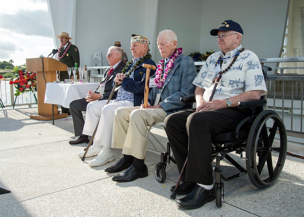 Dec 7, 2014, final USS Arizona Reunion Association ceremony