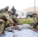 Active duty and reserve EOD Airmen learn lifesaving skills