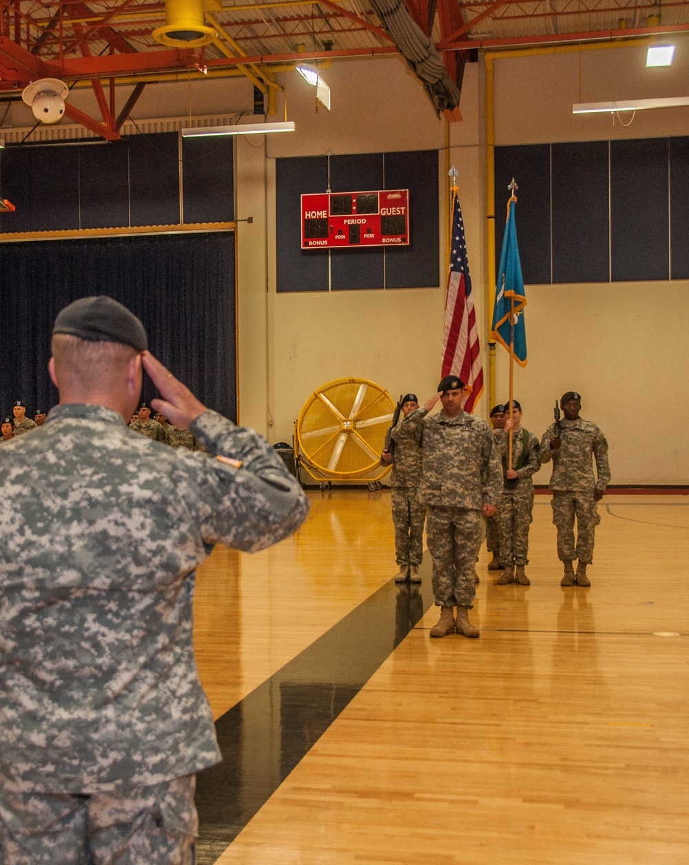 201st Brigade Special Troops Battalion relinquishment of command ceremony