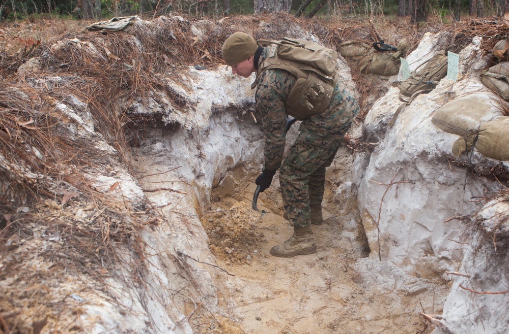 Back to basics: combat engineers conduct platoon defense exercise