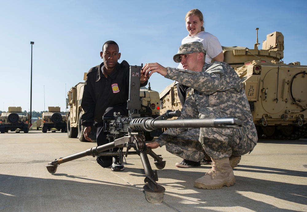 Kids play with guns, learn about opportunities