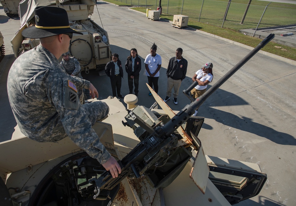 Kids play with guns, learn about opportunities