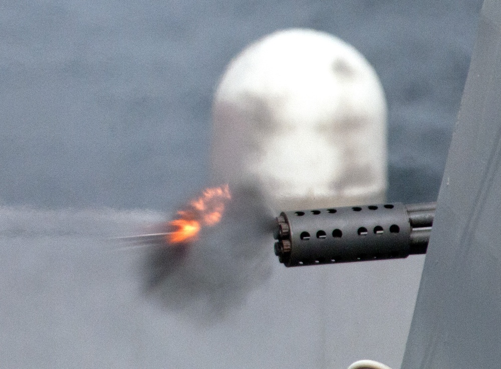 USS Winston S. Churchill live-fire exercise