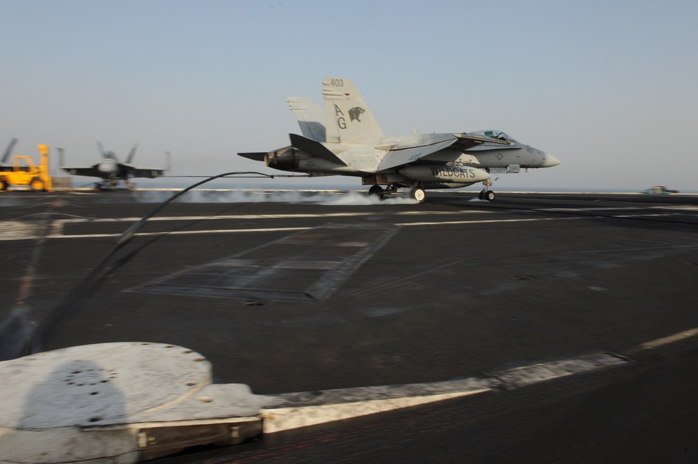 USS Dwight D. Eisenhower flight deck