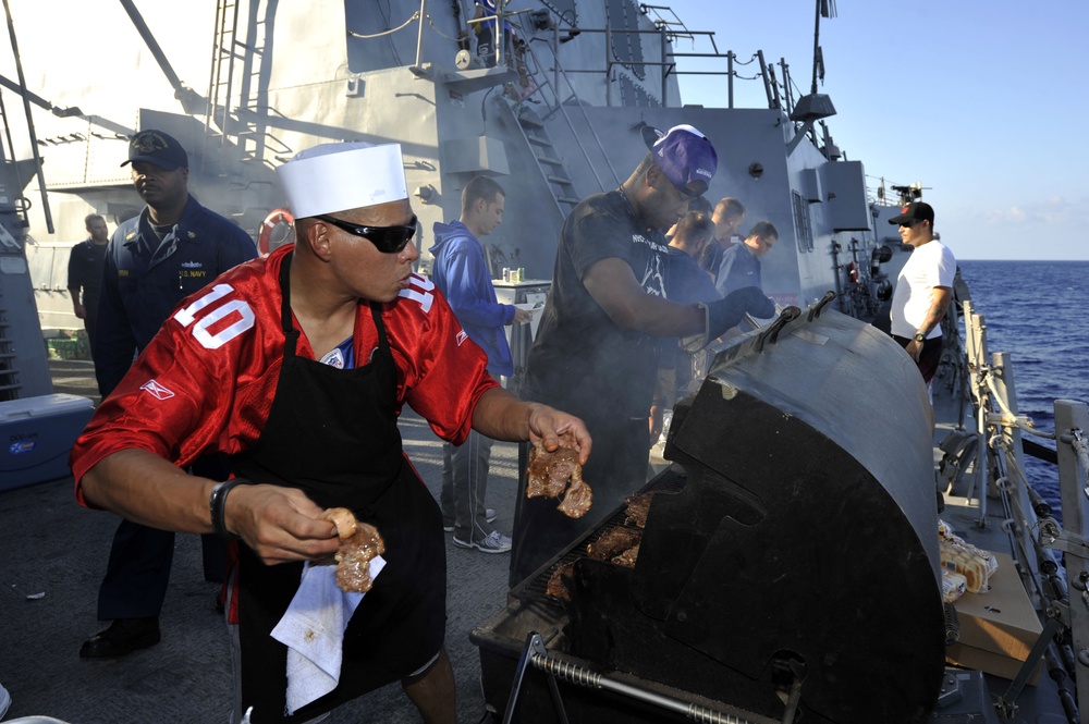 USS Jason Dunham steel beach picnic