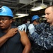 USS George H.W. Bush sailor gets flu shot
