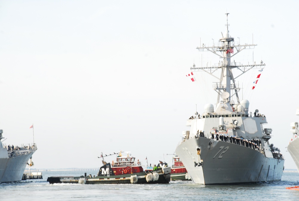 USS Mahan operations