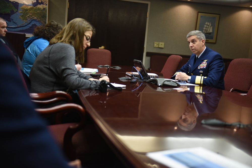 Coast Guard 17th District commander holds press conference