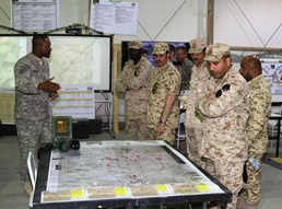 ‘Devils’ host Kuwait staff college visit at Camp Buehring