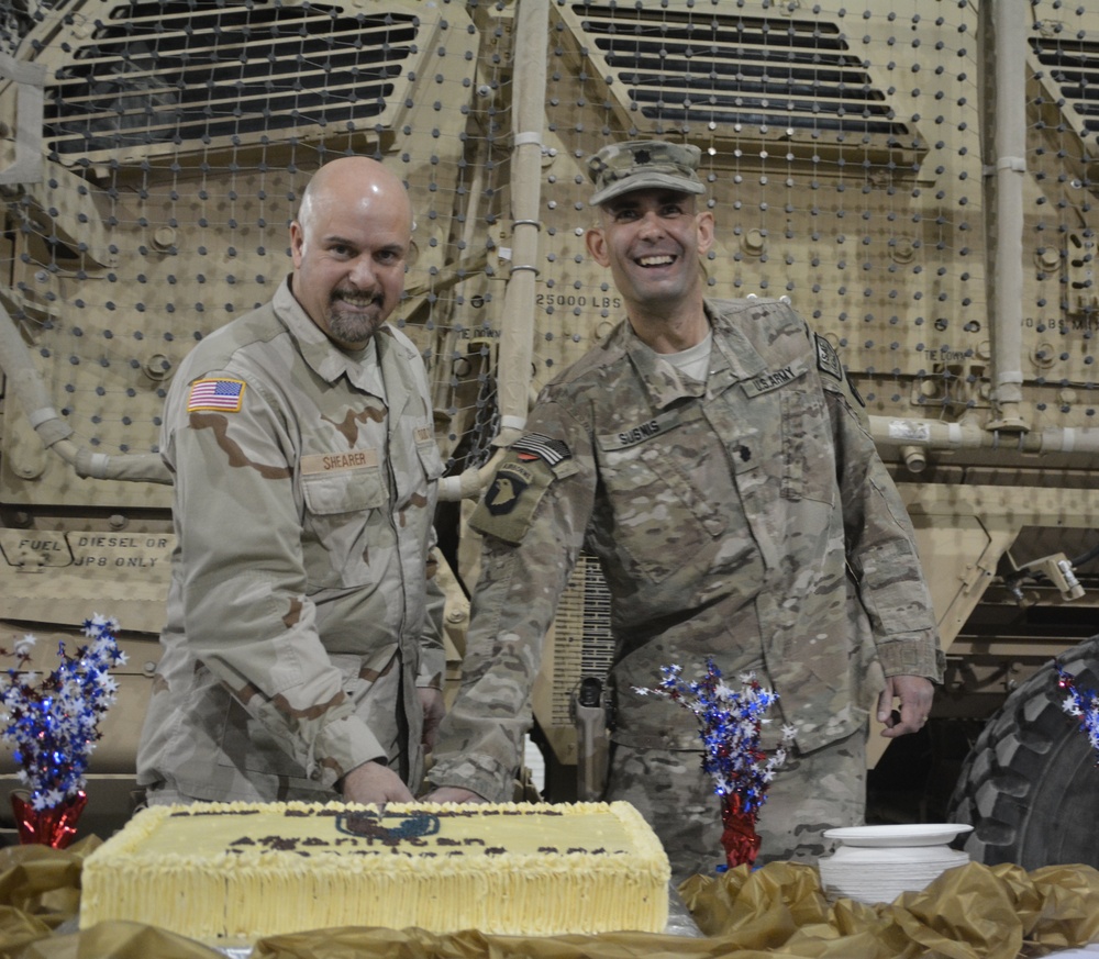 Change of Command begins new organizational structure for AMC elements in Afghanistan