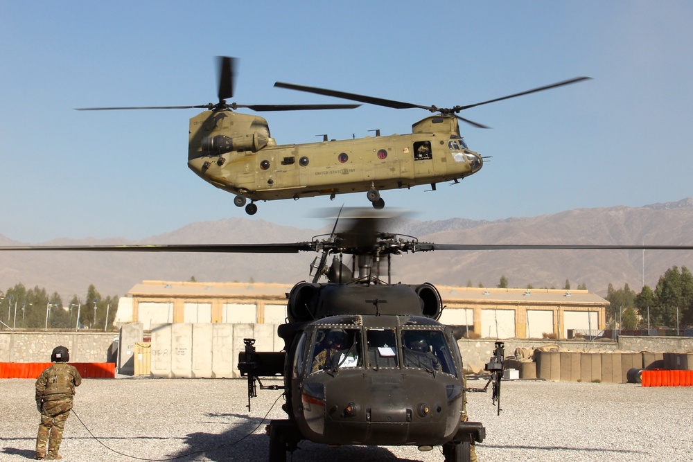 82nd CAB supports success in SecDef visit to TAAC-E