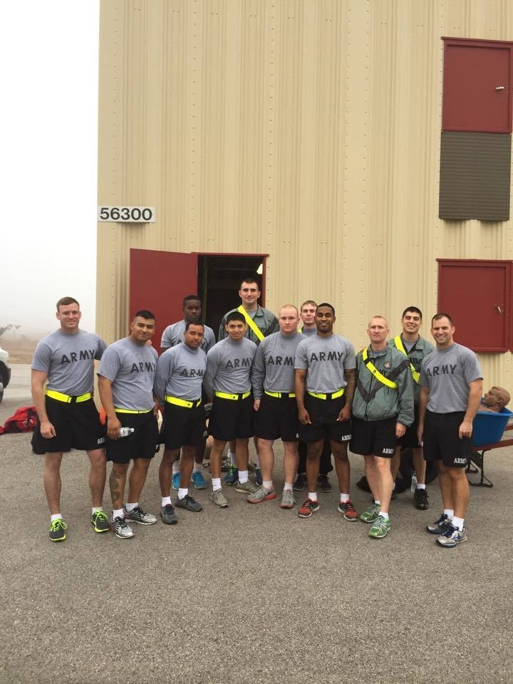 Soldiers compete in fitness competition