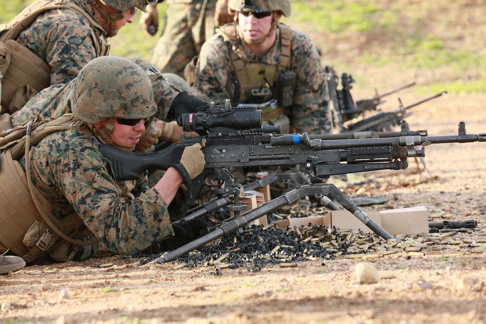 15th MEU Marines put rounds downrange