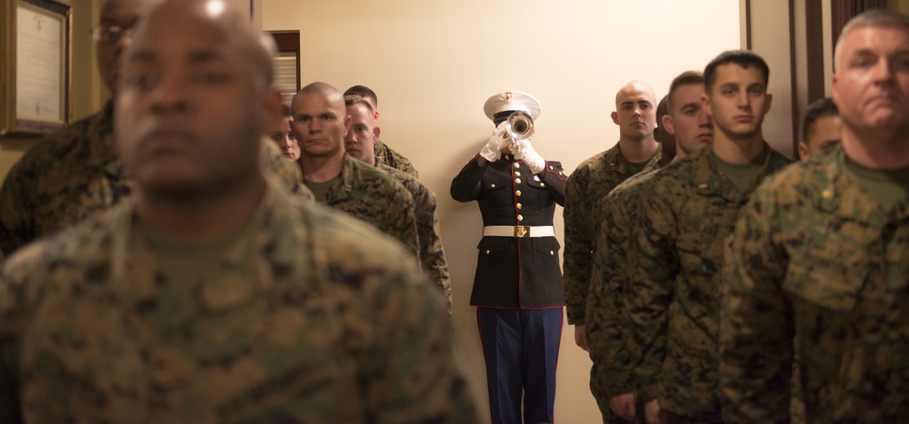 Taps at the Capodanno Medal of Honor Dedication