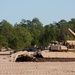 Assault Breacher Vehicle plows for mines