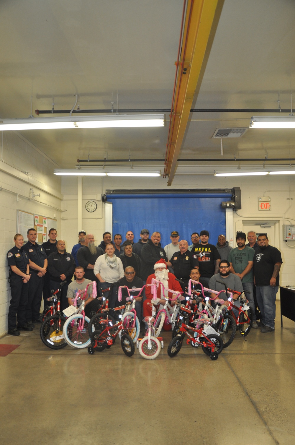 Production Plant Barstow donates bikes for Toys for Tots