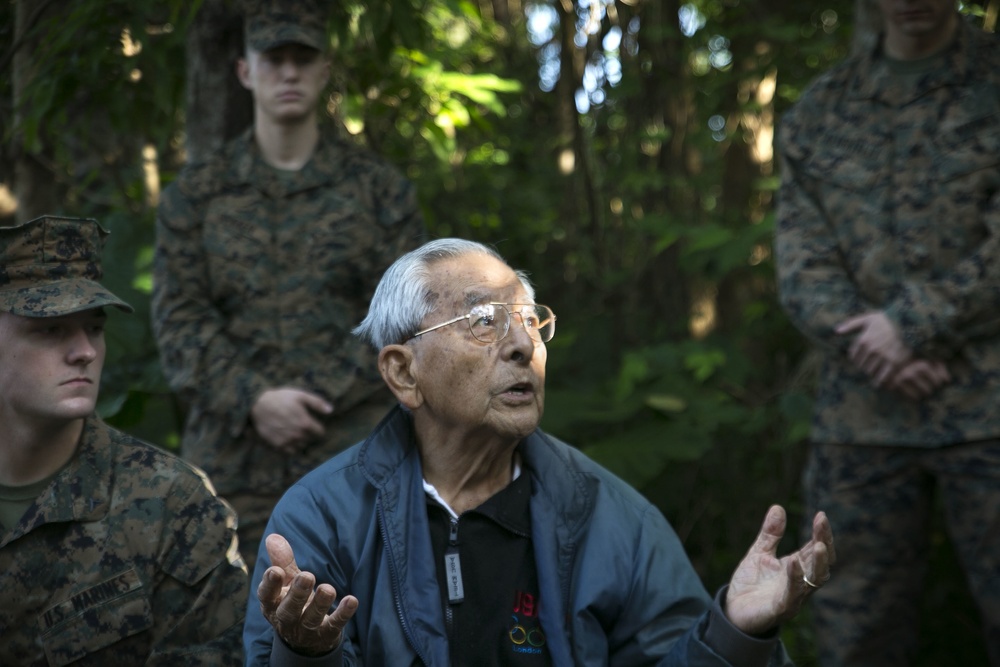 U.S. Army, Battle of Okinawa veteran visits cave where he saved lives