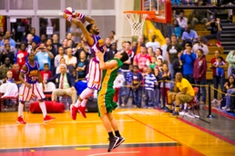 Harlem Globetrotters bring their basketball talents to Camp Foster
