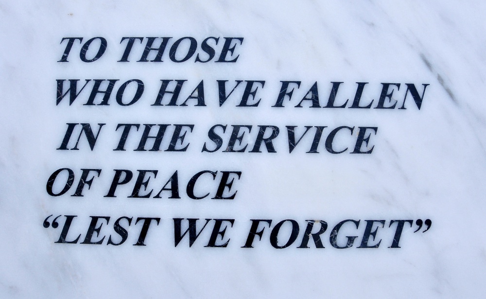 Peacekeepers honor fallen during 29th Annual Gander Memorial Ceremony