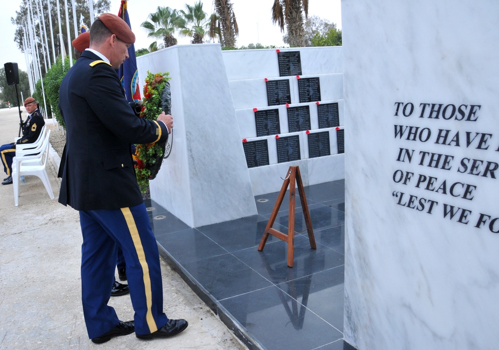 Peacekeepers honor fallen during 29th Annual Gander Memorial Ceremony