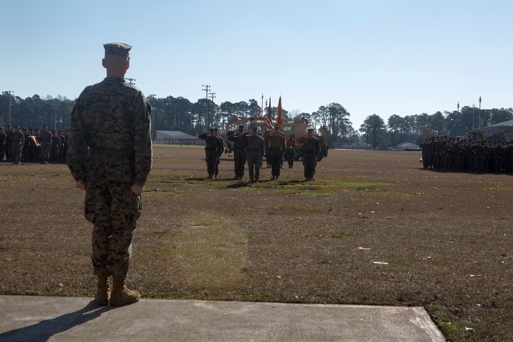 2nd CEB conducts change of command