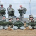 US Army paratroopers wait patiently