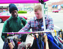 Student officers volunteer