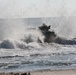 Integrated Task Force AAVs splash on Onslow Beach