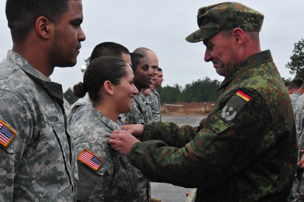 Pinning on German wings