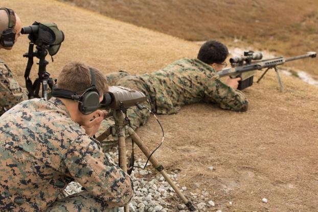 Snipers with 2nd Recon sharpen their skills