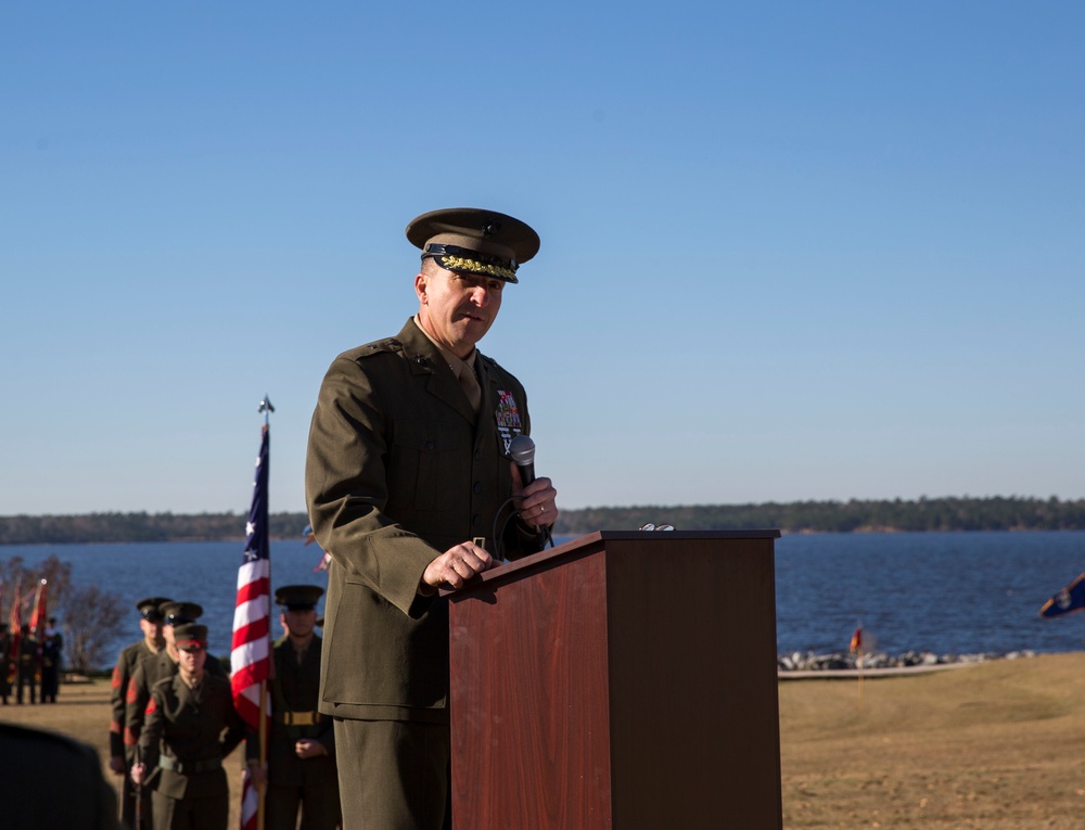 2nd MLG receives new sergeant major