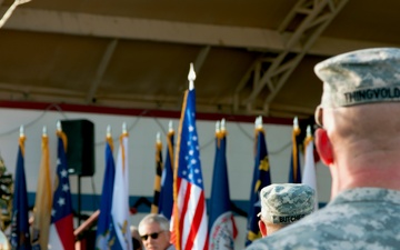 Defense Secretary Hagel Gets a Lift from the 34th Combat Aviation Brigade