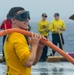 USS Peleliu conducts flight deck wash down