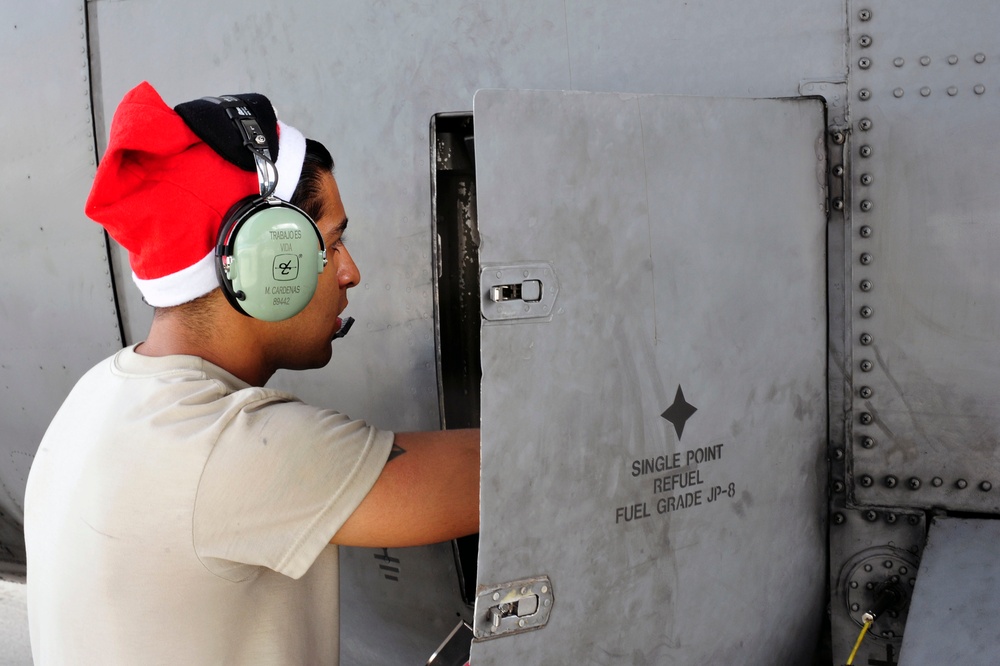Prepping Santa’s sleigh: The mission continues when the aircraft returns