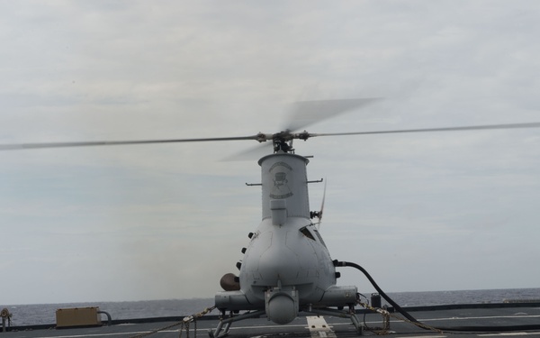 Conducting ground turns on USS Fort Worth