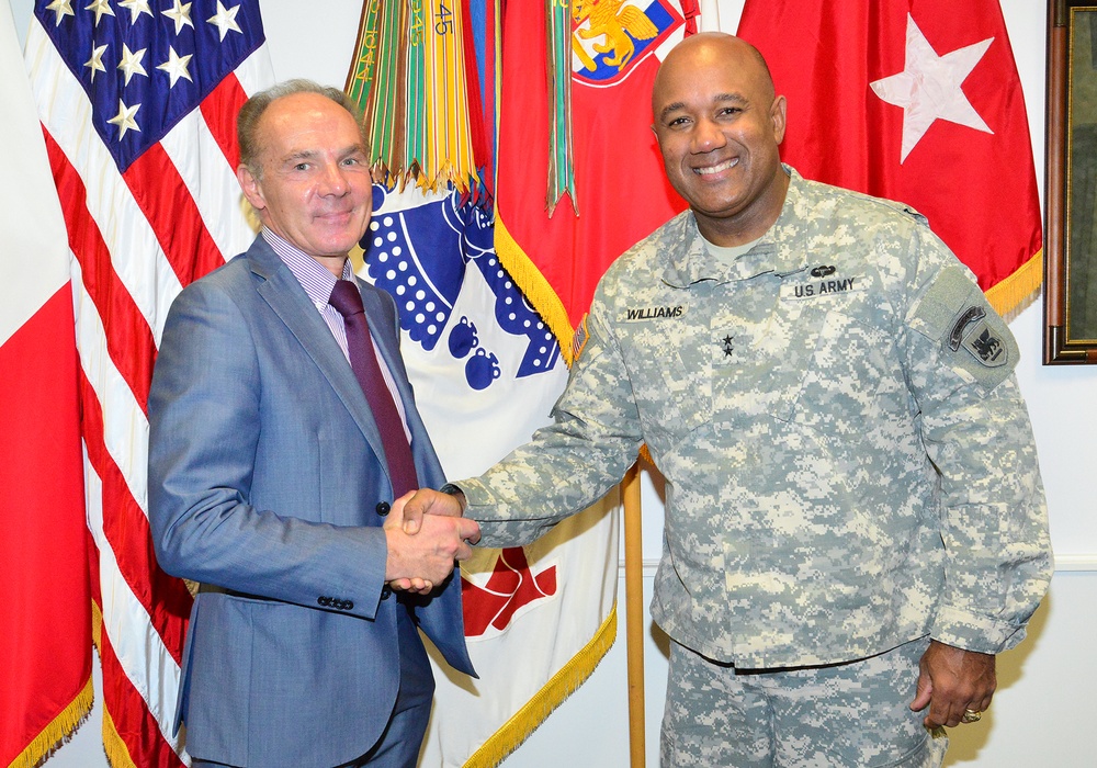 Dott. Ermanno Angonese visited at Caserma Ederle in Vicenza, Italy