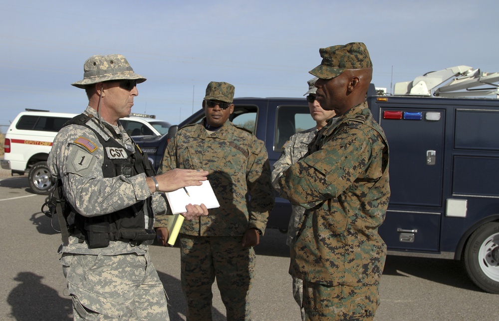 Royal Bahamas Defense Force observes New Mexico National Guard 64th Civil Support Team