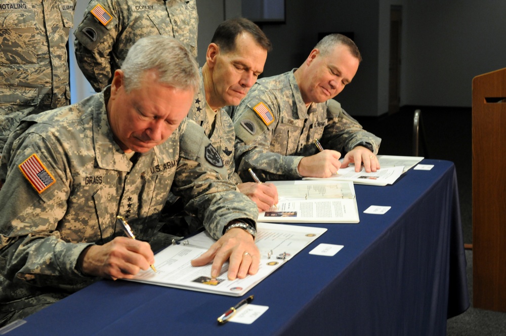 National Guard leaders sign NGB Diversity Strategic plan