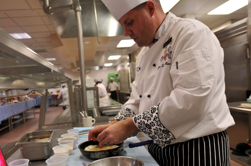 JBLM Soldier brings the heat during culinary arts team tryouts