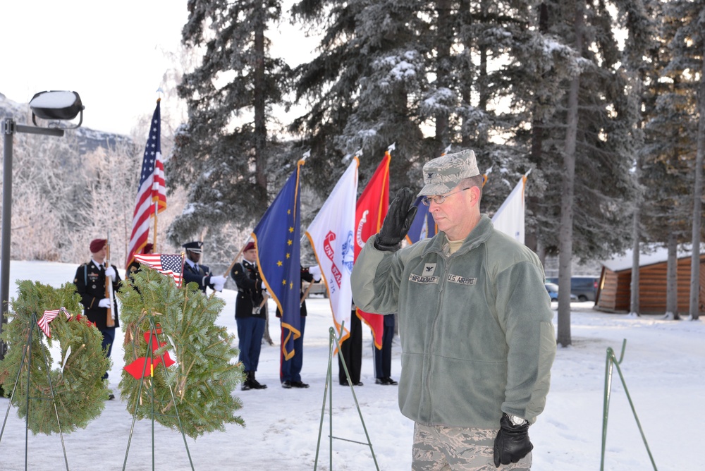 Wreaths Across America 2014 - Air Force Col. Brian Bruckbauer