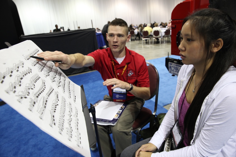 NYSSMA Winter Conference helps Corps find next generation of Marine Musicians