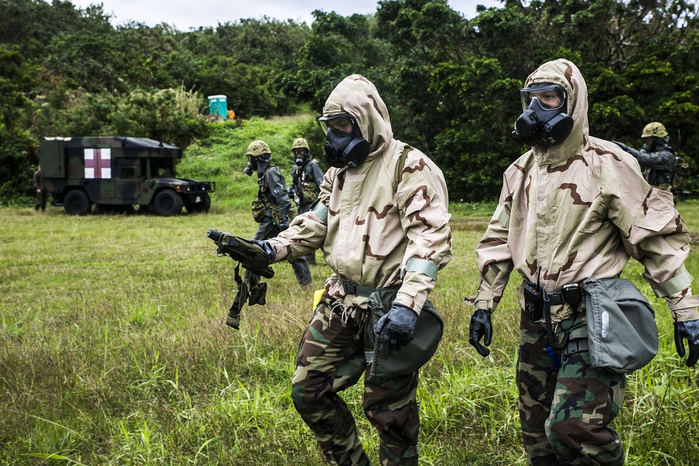 Marines, JGSDF rapidly respond to simulated contaminations