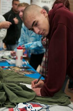 Alaska National Guard and Iron Dog partnership takes to the schools